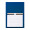 Magnetischer Notizblock Pecfri, blau