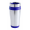 Thermobecher Caprol, silber/blau