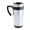 Isolierbecher Caprol Plus, silber/schwarz