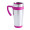 Isolierbecher Caprol Plus, silber/pink