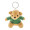 Plüsch-Teddybär-Schlüsselanhänger TeddyFob, grün