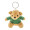 Plüsch-Teddybär-Schlüsselanhänger TeddyFob, grün