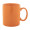 farbiger Keramikbecher Kolomu, orange