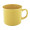 Matter Vintage-Becher Woodstock Flat, gelb