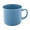Matter Vintage-Becher Woodstock Flat, hellblau