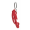 Schlüsselanhänger Samy, rot