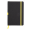 Notizbuch Andesite, dunkelgrau/gelb
