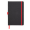 Notizbuch Andesite, dunkelgrau/rot