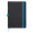 Notizbuch Andesite, dunkelgrau/hellblau