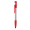 Touchpen mit Kugelschreiber Handy, silber/rot