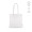 "Everest Tote Bag" Einkaufstasche aus recycelter Baumwolle (140 g/m²) mit Henkeln, weiß