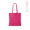 Everest Einkaufstasche recyceltes Baumwolle (140 g/m²). Mit Henkeln, fuchsia