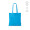 "Everest Tote Bag" Einkaufstasche aus recycelter Baumwolle (140 g/m²) mit Henkeln, hellblau