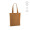 "Annapurna Tote Bag" Einkaufstasche aus recycelter Baumwolle (180 g/m²) mit Bodenfalte, braun