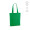 "Annapurna Tote Bag" Einkaufstasche aus recycelter Baumwolle (180 g/m²) mit Bodenfalte, grün