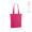 "Annapurna Tote Bag" Einkaufstasche aus recycelter Baumwolle (180 g/m²) mit Bodenfalte, fuchsia