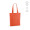 "Annapurna Tote Bag" Einkaufstasche aus recycelter Baumwolle (180 g/m²) mit Bodenfalte, orange