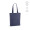 "Annapurna Tote Bag" Einkaufstasche aus recycelter Baumwolle (180 g/m²) mit Bodenfalte, marineblau