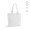 "Kilimanjaro Tote Bag" Einkaufstasche aus recycelter Baumwolle (180 g/m²) mit Bodenfalte, weiß