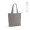 "Blanc Tote Bag" Einkaufstasche aus recycelter Baumwolle (220 g/m²) mit Henkeln und Bodenfalte, grau