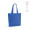 "Blanc Tote Bag" Einkaufstasche aus recycelter Baumwolle (220 g/m²) mit Henkeln und Bodenfalte, königsblau