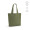 "Blanc Tote Bag" Einkaufstasche aus recycelter Baumwolle (220 g/m²) mit Henkeln und Bodenfalte, armeegrün