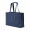 "Makalu" Einkaufstasche aus recycelter Baumwolle (280 g/m²) mit 65 cm Henkel, marineblau