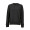 "Waikiki W Sweatshirt" Damen Sweatshirt mit Rundhalsausschnitt aus Bio-Baumwolle und rPET, schwarz
