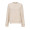 "Waikiki W Sweatshirt" Damen Sweatshirt mit Rundhalsausschnitt aus Bio-Baumwolle und rPET, beige