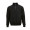 "Malibu Sweatshirt" Sweatshirt mit 1/4-Reißverschluss aus Bio-Baumwolle, recycelter Baumwolle und rPET, schwarz