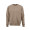 "Nazare Sweatshirt" Sweatshirt mit Rundhalsausschnitt aus Bio-Baumwolle, recycelter Baumwolle und rPET, hellbraun