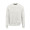 "Nazare Sweatshirt" Sweatshirt mit Rundhalsausschnitt aus Bio-Baumwolle, recycelter Baumwolle und rPET, pastel weiß