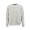 "Nazare Sweatshirt" Sweatshirt mit Rundhalsausschnitt aus Bio-Baumwolle, recycelter Baumwolle und rPET, helles meliertes grau