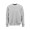 "Nazare Sweatshirt" Sweatshirt mit Rundhalsausschnitt aus Bio-Baumwolle, recycelter Baumwolle und rPET, meliertes grau