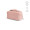 "Macao" 3,5 l Kulturtasche aus recyceltem Leder mit Zipper und Tragegriff, rosa
