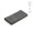 "Botticelli S Towel" Handtuch aus recycelter Baumwolle (500 g/m²), dunkelgrau