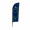 Beachflag Gerade M: 65 cm x 267 cm, schwarz