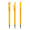 prodir DS3 TTC Twist Kugelschreiber, gelb, Schreibfarbe: blau