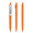 prodir DS8 Soft Touch PSR Push Kugelschreiber, orange, silber