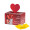 Geschenkbox Mini "Herz", Ritter SPORT Schokowürfel Schoko Crisp