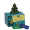 Geschenkbox Mini "Tannenbaum", Lindt Schokotäfelchen