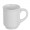 Keramiktasse weiß, stapelbar, Inhalt 24 cl