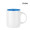 Kössinger Carina inside Tasse, weiß, blau