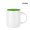 Kössinger Carina inside Tasse, weiß, grün