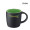 Kössinger Ennia black inside Tasse, schwarz, grün