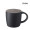 Kössinger Ennia black inside Tasse, schwarz, warmes grau