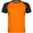 Indianapolis Sport T-Shirt für Kinder, fluororange, schwarz, 104 (3-4 Jahre)