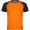 Indianapolis Sport T-Shirt für Kinder, fluororange, schwarz, 104 (3-4 Jahre)