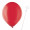 Luftballon „Transparent“, Größe M (ø ca. 30 cm) in rot mit Ballonhalte-Drahtstab