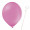 Luftballon „Pastell“, Größe M (ø ca. 30 cm) in leuchtrosa mit Ballonhalte-Drahtstab